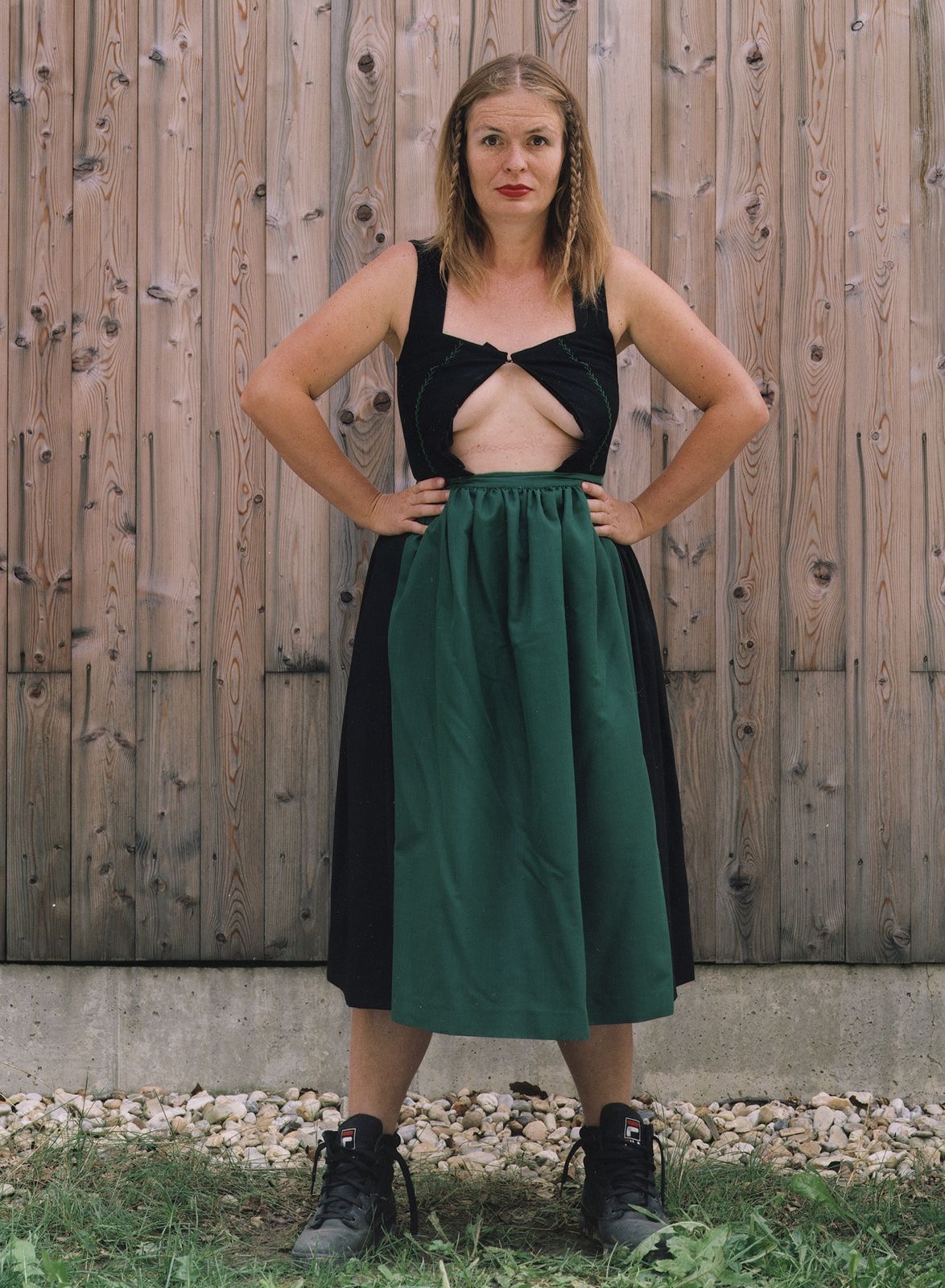 Tina Bara, Dirndl 6, c-print, 50×40 cm, 2002-2003, edition 5 + 2 AP, price on request