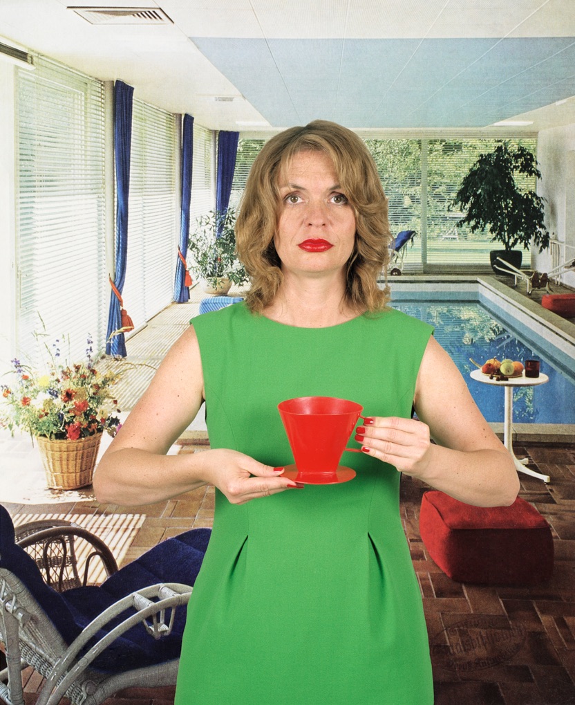 Tina Bara, Alba D'Urbano, Die Kunst und das schöne Heim: Kaffeefilter 2, inkjet print on watercolour paper, 30x24 cm, 2004-2006, edition 1/3 + 2 AP, price on request