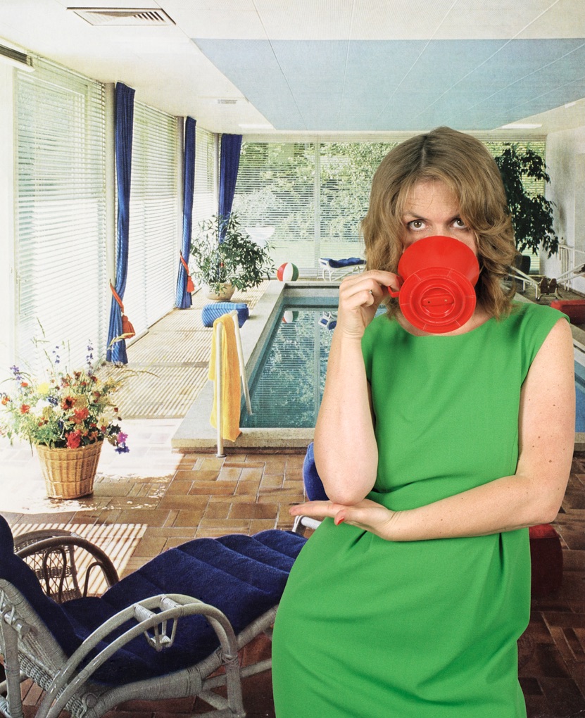 Tina Bara, Alba D'Urbano, Die Kunst und das schöne Heim: Kaffeefilter 3, inkjet print on watercolour paper, 30x24 cm, 2004-2006, edition 1/3 + 2 AP, price on request