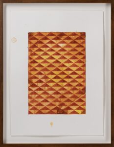 Matthias Esch, o.T., watercolour and pen on paper, 32x24 cm, framed, 2023, price on request