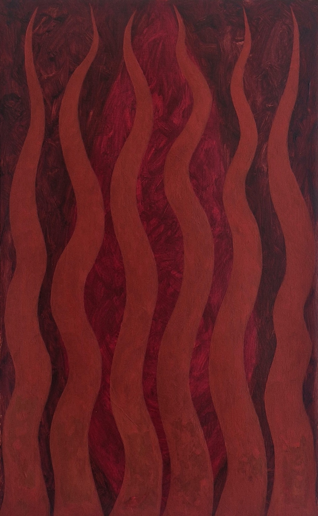 Matthias Esch, your wound (on mine), oil on linen, 50x30cm, 2026, price on request